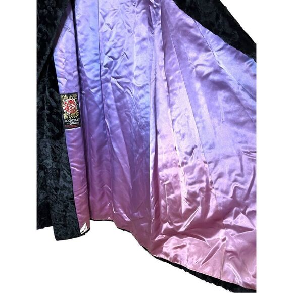 Vintage Rothschild 80s Velvet Double Breasted Coat‎ - Picture 8 of 10